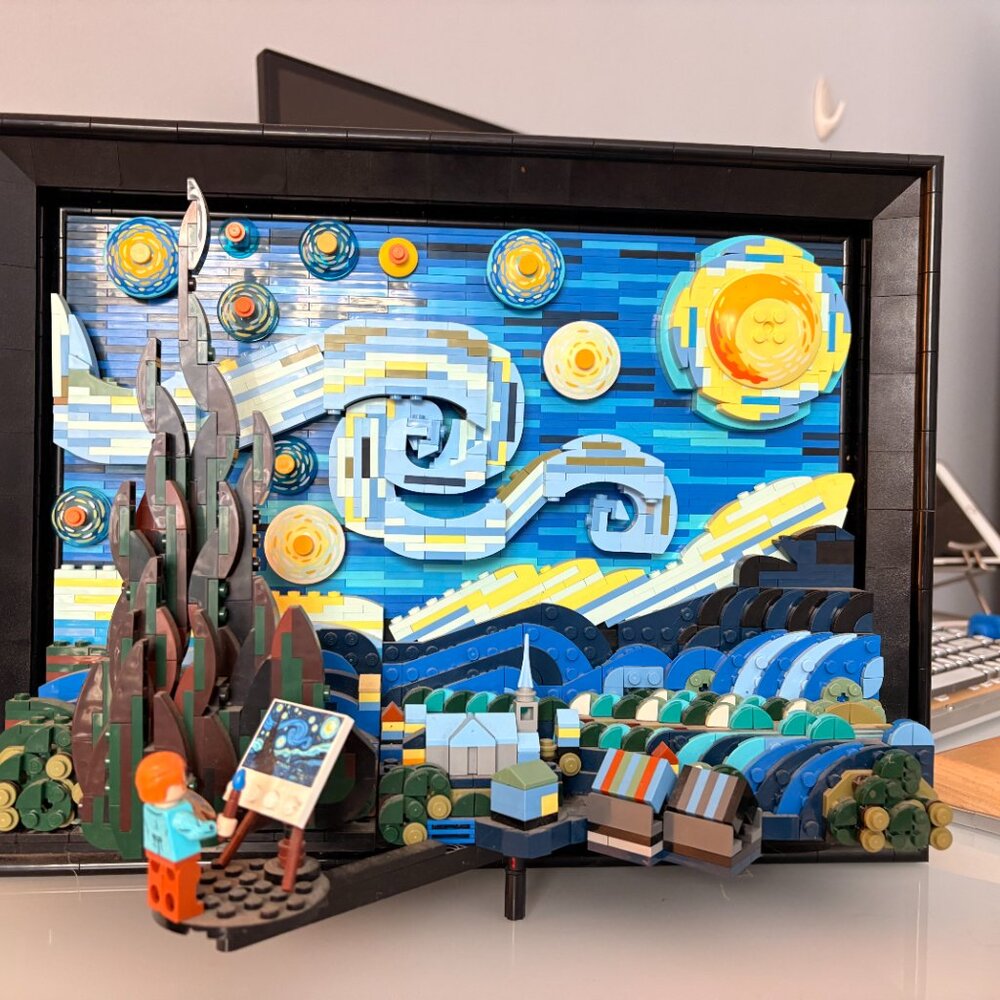 Lego Vincent Van Gogh Starry Night